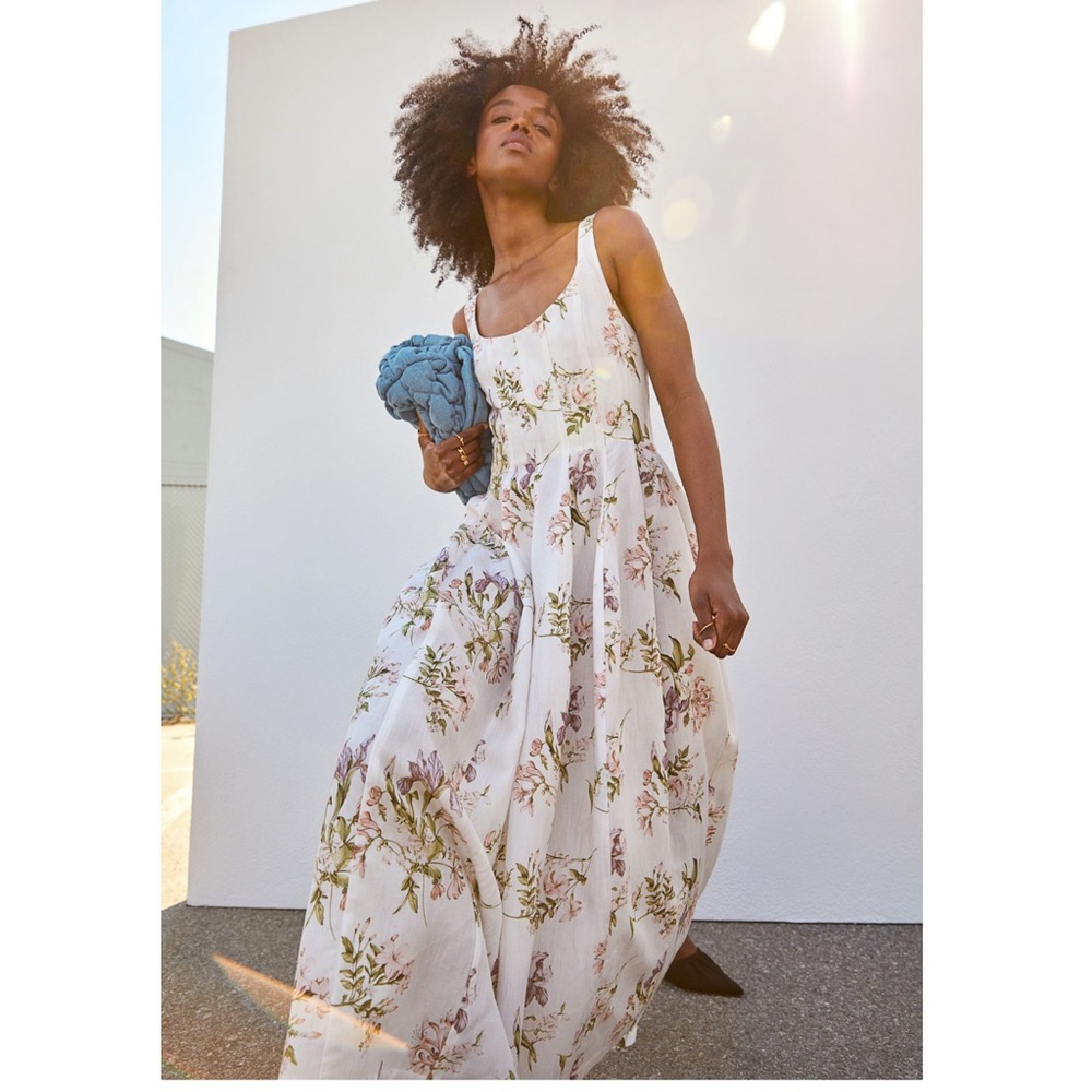 Brock Collection X H&M Long Floral Dress